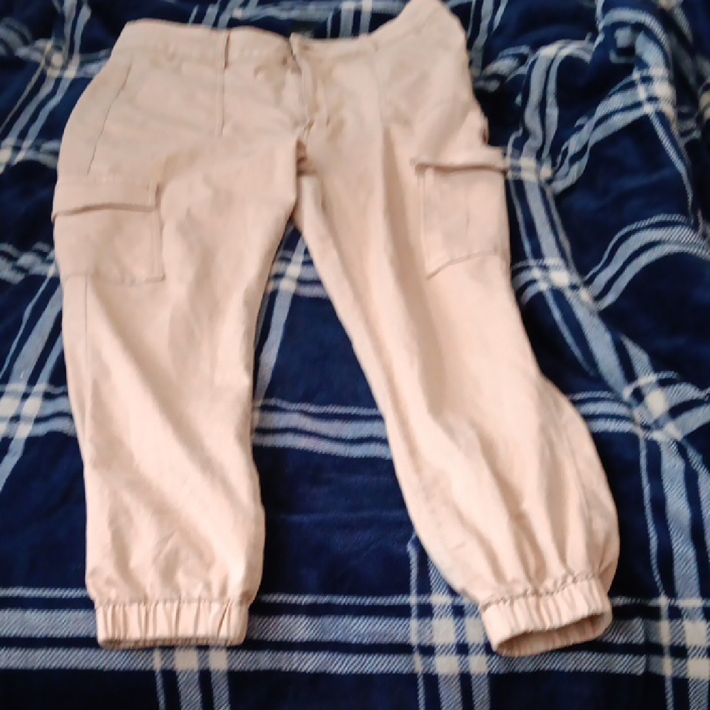 Kids Tan Cargo Pants